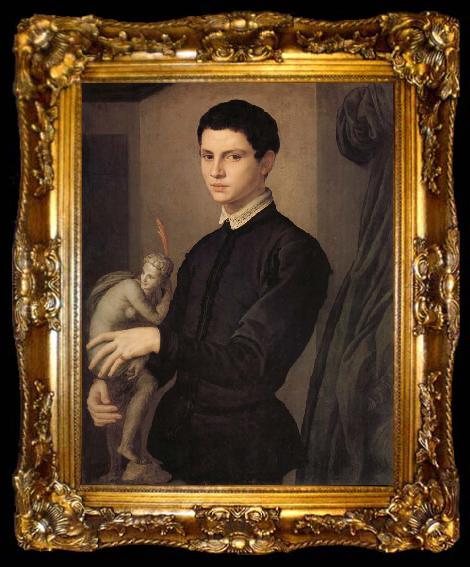 framed  Agnolo Bronzino Portrait d